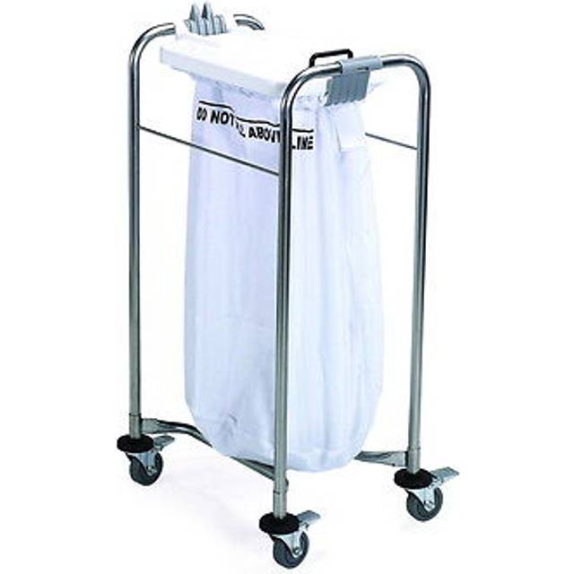 Medi cart laundry trolley medical heavy duty professional cart with lid