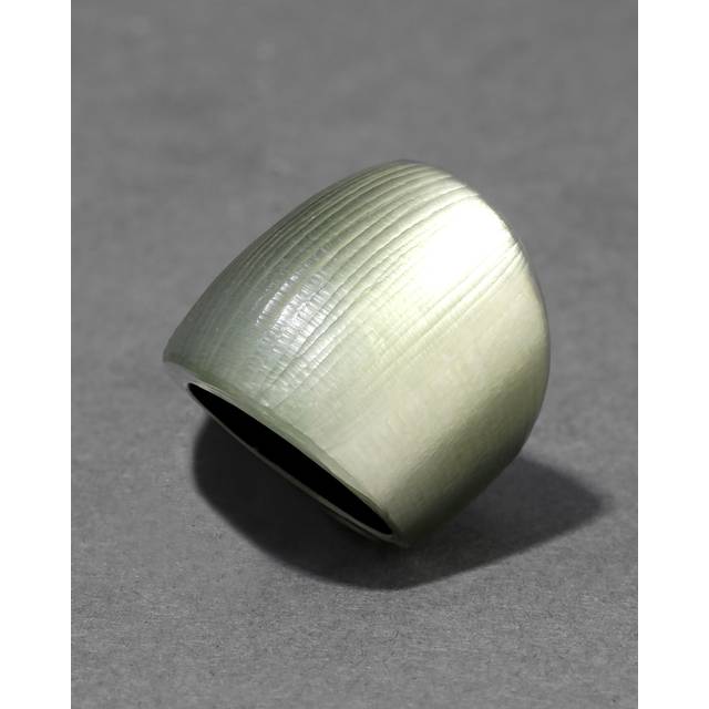Alexis Bittar Lucite Block Ring- in Sage Size 9 | Statement Jewelry from Alexis Bittar (9)