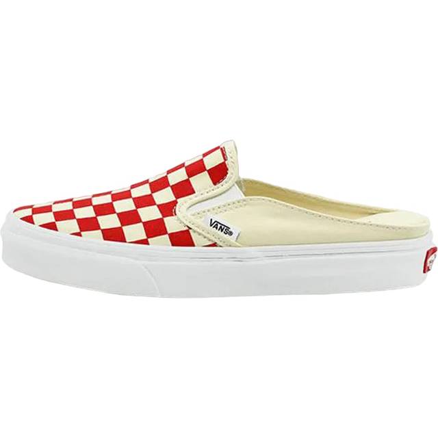 Vans Classic Slip-On Mule Checkerboard 'Red White' VN0004KTTLF - Red/White - 7