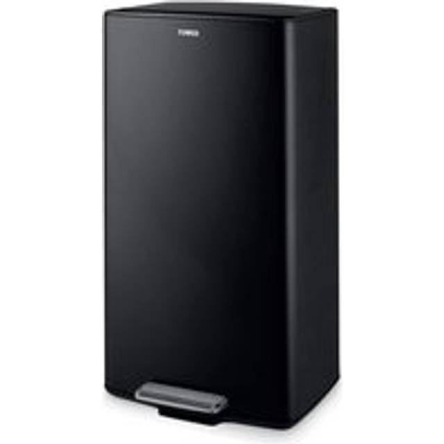 Tower 40L Rectangular Pedal Bin - Black