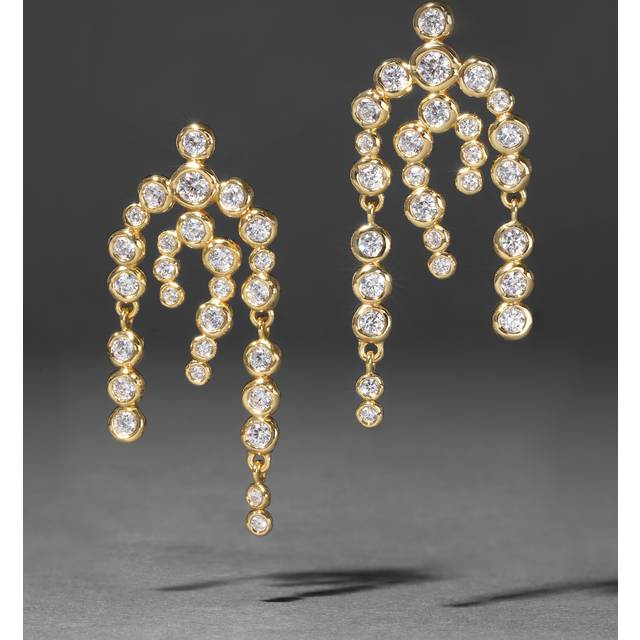 Alexis Bittar Asterales Chandelier Earrings in Gold  | Statement Jewelry from Alexis Bittar (One Size)