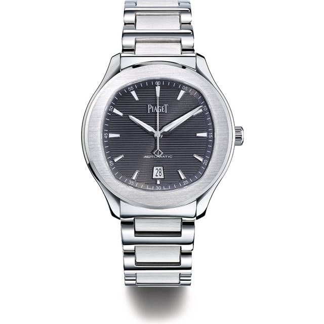 Piaget Stainless Steel Polo Date Watch - Silver - 42mm