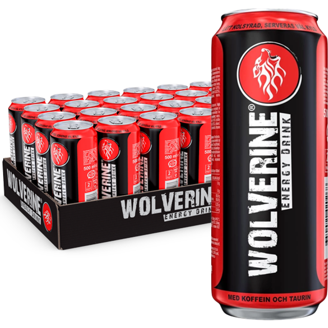 Wolverine Energy Drink 24st x 500ml