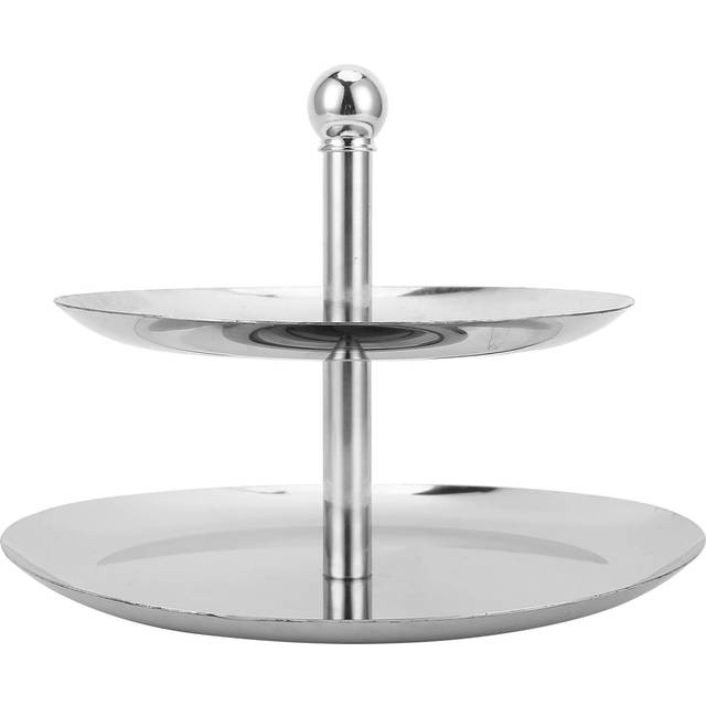 Cake Stand Stainless Steel Cupcake Holder Party Dessert Display Serving Plate Rack2?Tier