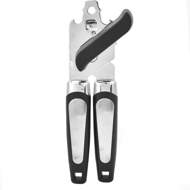 Multifunctional Tin Can Opener Jar Lid Bottle Opener with Stainless Steel BladeStyle A