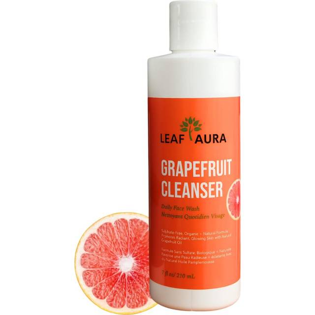 Grapefruit Cleanser- Daily Face Wash  Makeup Remover  Sulphate Free  Promotes Radiant  Glowing Skin With Natural Grapefruit Oil  Made In Canada  210ml
