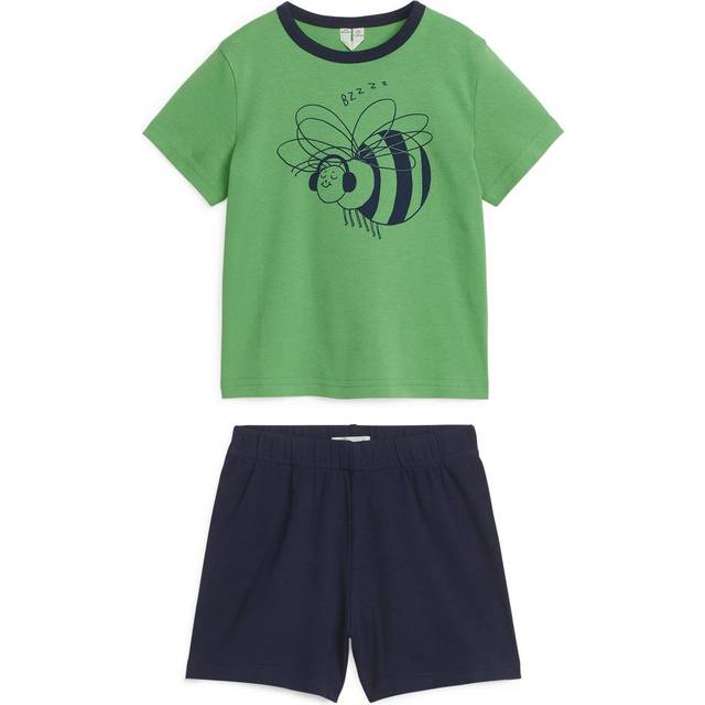 ARKET Short Jersey Pyjama Set -Blue, 134/140