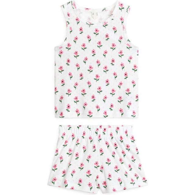 ARKET Pointelle Pyjama Set -Green, 86/92