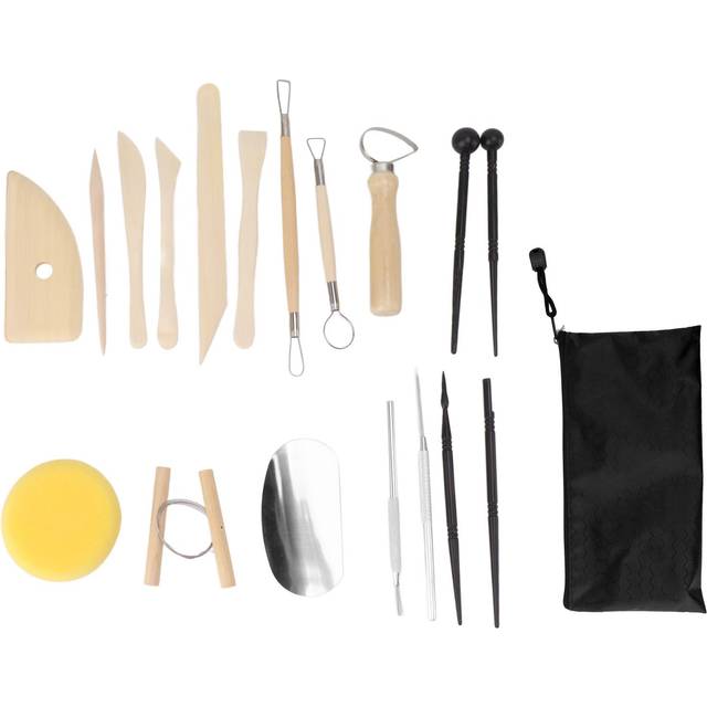 Clay Tools Kit Sculpting Tools Wooden Material Shaping Building Modeling Carving Accessories for