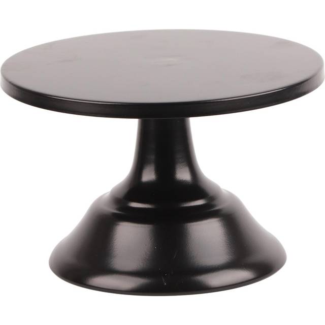 Round Cake Stand Rust Prevention Metal Tall Cake Rack Cupcake Stand for Anniversaries Parties S black
