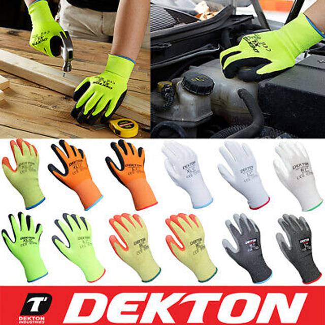 Dekton working glove premium padded rigger glove anti-vibration abrasion impact