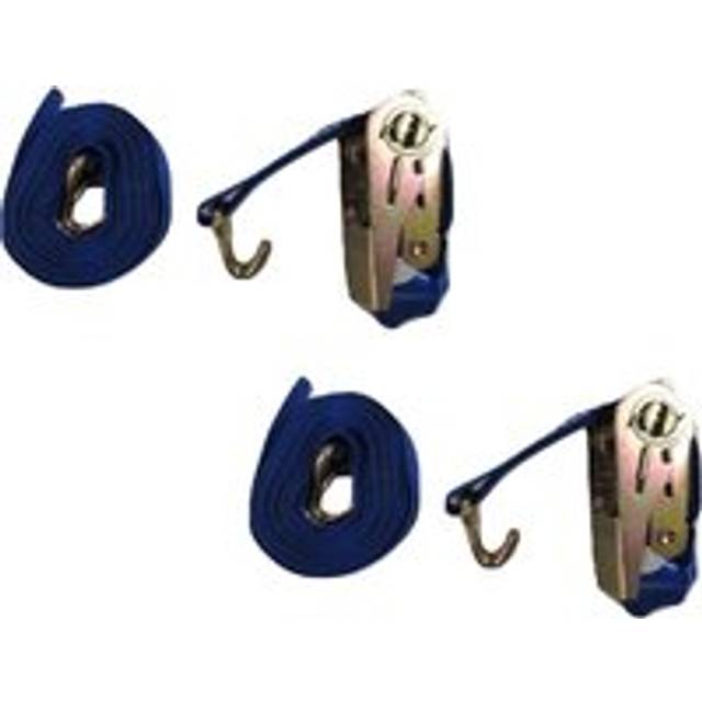 Securefix Direct - Ratchet Tie Down Straps 35MM 3T 6M X2 (Heavy Duty Cargo Trailer Lashing Ton j Hook)