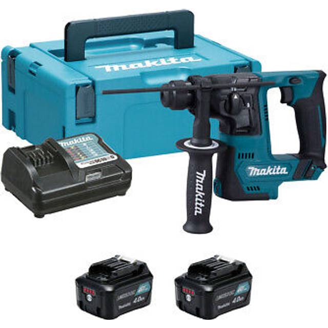 Makita HR140D 12v Max CXT Cordless SDS Hammer Drill 2 x 4ah Li-ion Battery Charger Case