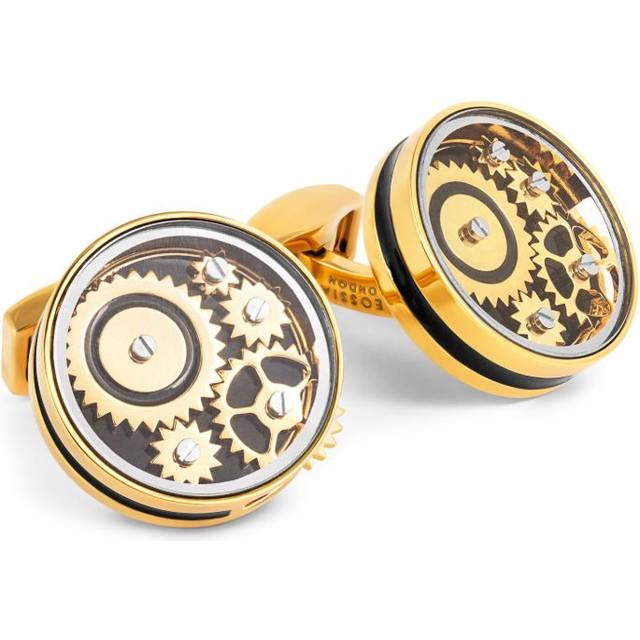 Tateossian - Carousel Gear cufflinks - men - Gold Plated Metal - One Size