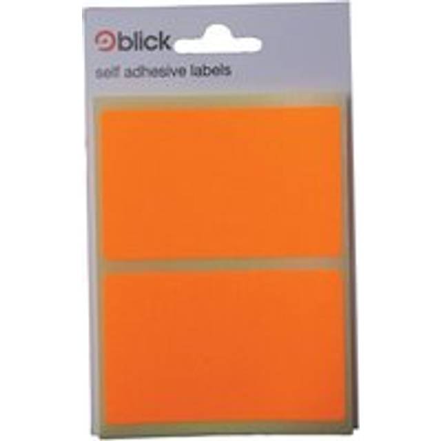 Blick Fluorescent Labels in Bags 50x80mm 8 Per Bag Orange (Pack of 160) RS010852