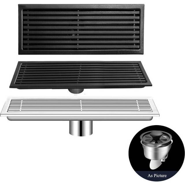 SS304 Bathroom Floor Drain Square Rectangle Anti-odor Floor Drains Shower Room Thickened Liner Drain