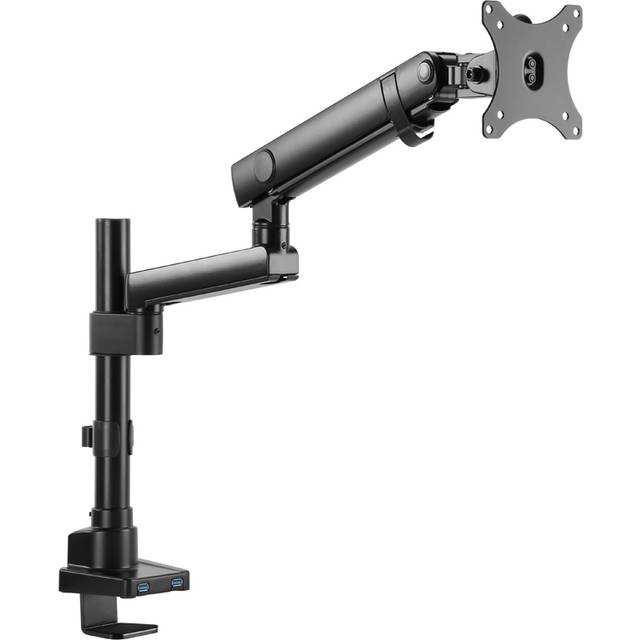 MaxMount Skärmstativ SLIM V2 med USB 3.0-Hubb - 1 Skärm