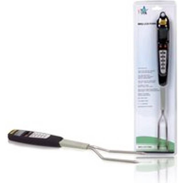 LCD Digital BBQ Kitchen Cooking Thermometer with Long Probe Fork Design
