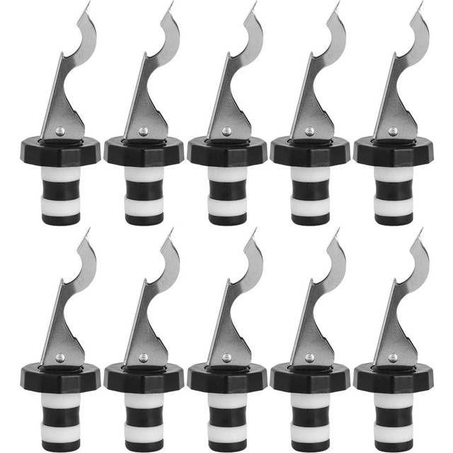 10PCS Wine Bottle Stopper Champagne Stopper Reusable Wine Vacuum Plug Tool Bar Kitchen Accessories