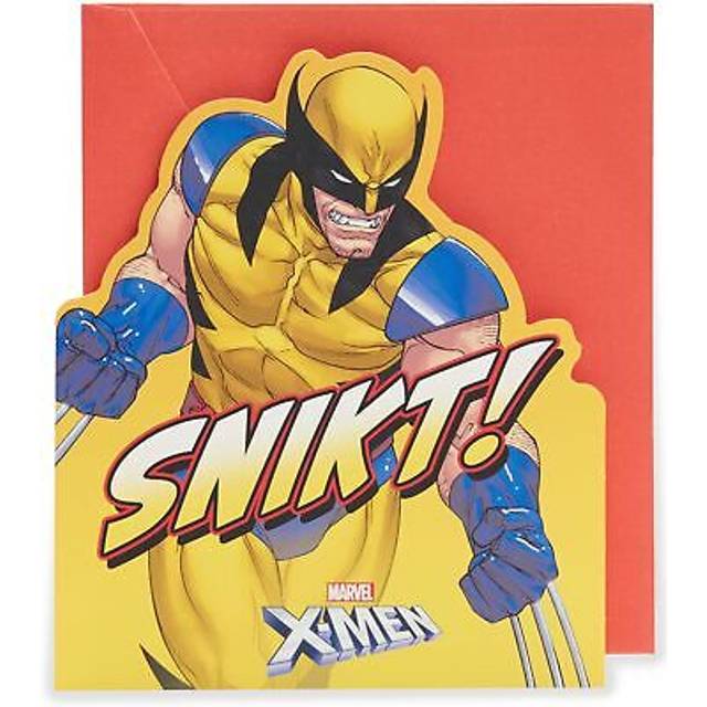 Marvel X-men Wolverine Design Birthday Card For Him