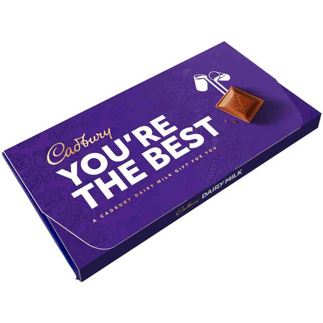 Cadbury You're the best Dairy Milk Chocolate Bar with Gift Envelope