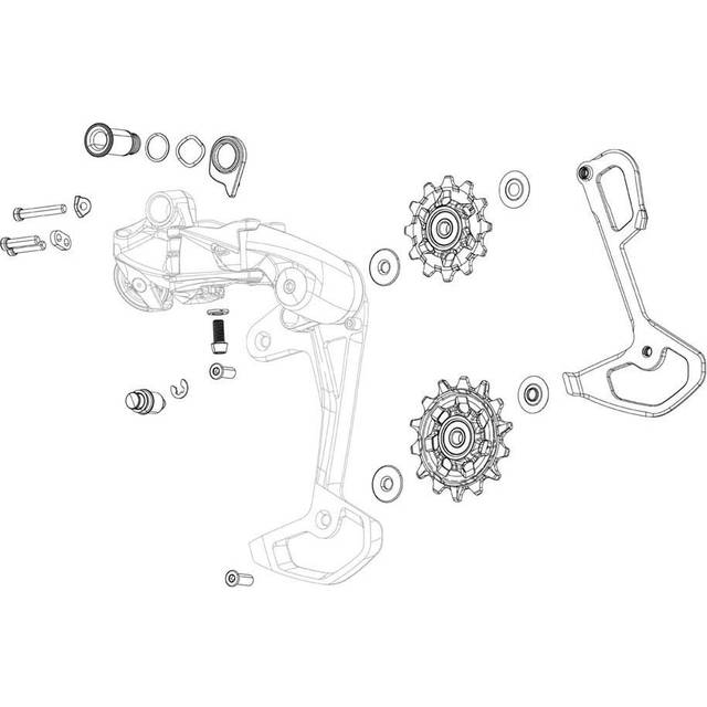 Sram Spare Part Bolt Kit Rear