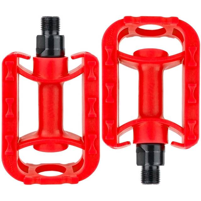 "(Red) Kids Bike Pedals 1/2"" Childrens Half Inch Bicycle"