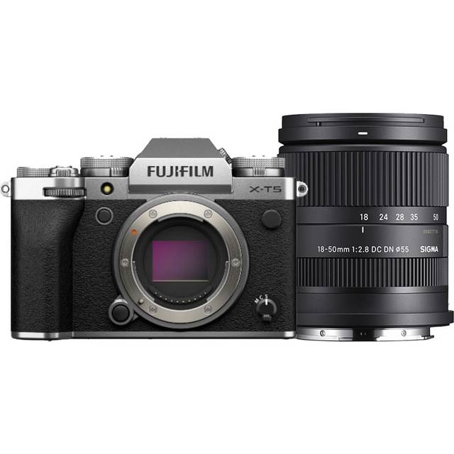 Fujifilm X-T5 silver + Sigma 18-50mm F/2.8 DC DN Contemporary | ✅ 5 years warranty