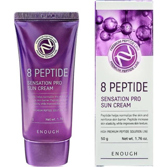 ENOUGH 8 Peptide Sensation Pro Sun Cream SPF50+ PA++++ 50g (3 OPTIONS) +RANDOM GIFT