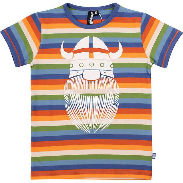 Danefæ T-shirt - Danerainbow - Ringer Cornucopa Erik - Danefæ - 6 år (116) - T-shirt