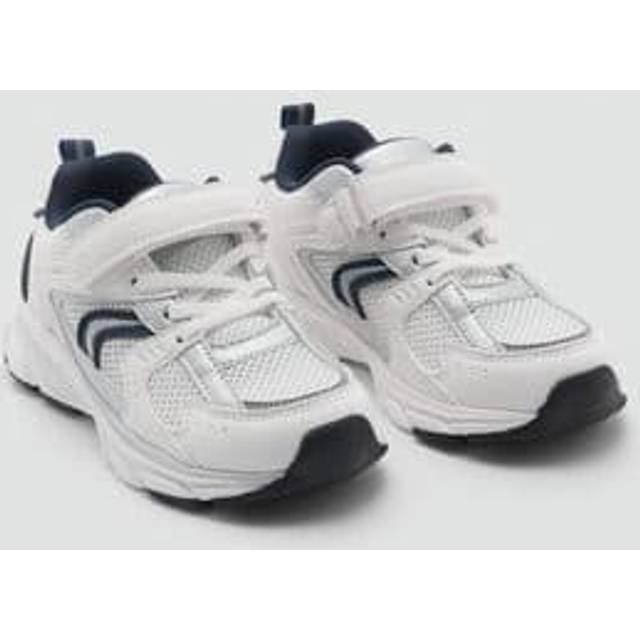 Mango Younger Boys Trainers - White, White, Size 4.5 Younger