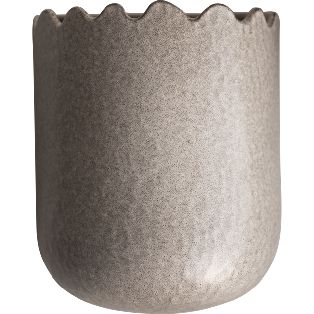 DBKD Flowery Vægkrukke 19 cm Keramik Beige Krukke