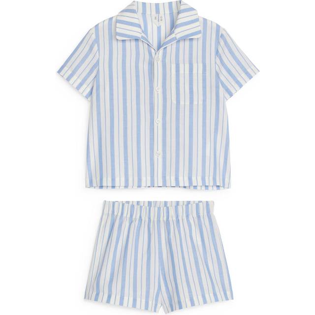 ARKET Cotton Pyjama Set -Blue, 86/92