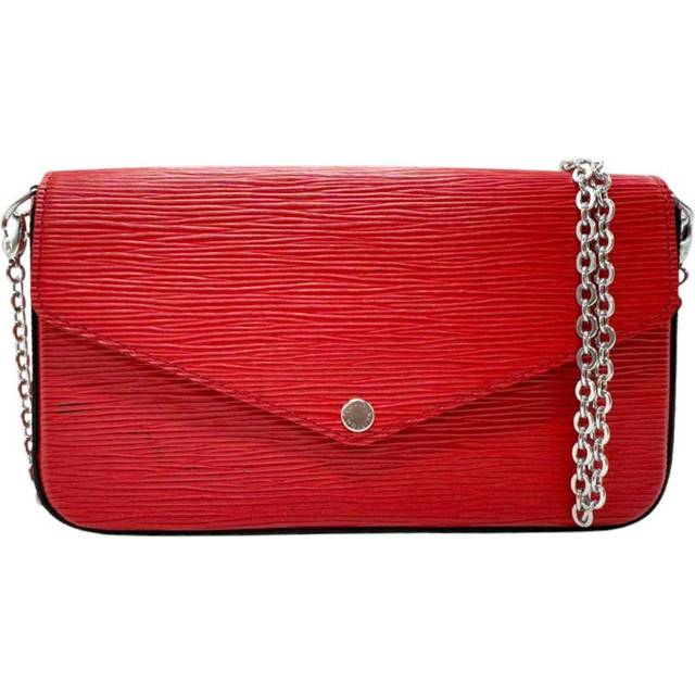Louis Vuitton Vintage Pochette Felicie Stl. - Axelremsväskor Från Magasin - Red (L 13cm x W 20cm x D 3cm)