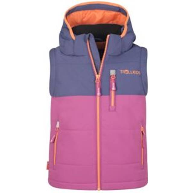 Trollkids Kid's Narvik Vest XT Syntetväst Barn Storlek 92 Färg rosa