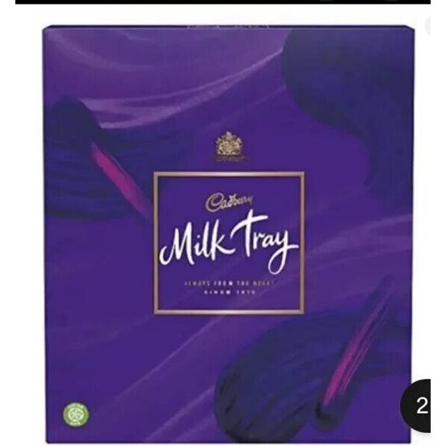 Cadbury milk tray chocolate box 360g x 2 gift hamper for christmas and year