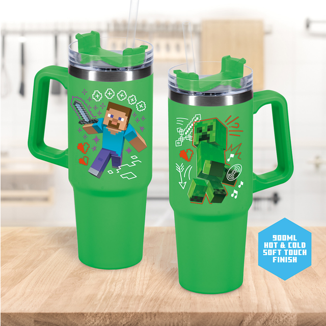 Paladone Minecraft Tumbler Cup 900ml - Grön