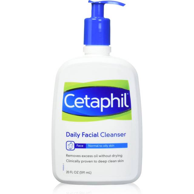 Cetaphil Face Wash  Daily Facial Cleanser for Combination to Oily Sensitive Skin  Gentle Foaming Deep Clean Without Stripping  20 fl oz (Pack of 1)