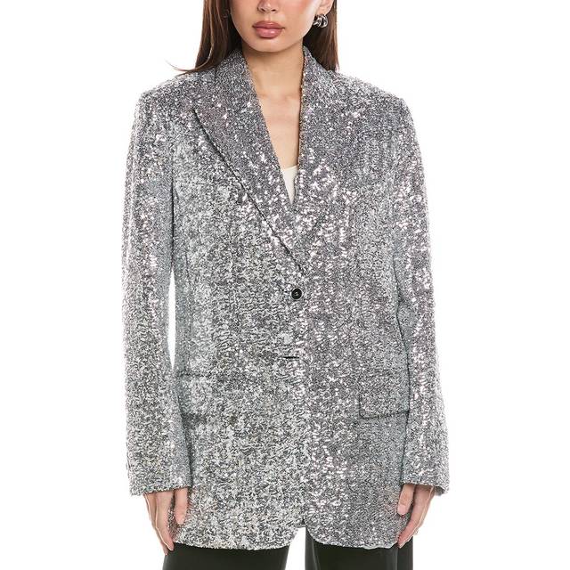 Michael Kors Collection Sequin Boyfriend Blazer