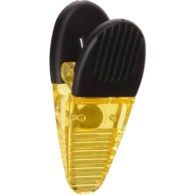 "Large Yellow Magnetic Clips With Neodymium Magnet  3-1/2"""" Length (Pack of 2)"