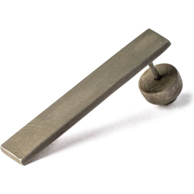 Parts of Four - Plate matte-finish single earring - unisex - Sterling Silver - One Size