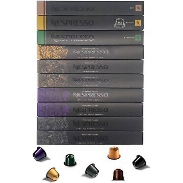 Nespresso original coffee machine capsules most popular flavours mix of 100 pods