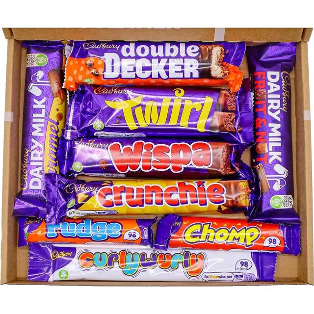 Cadbury dairy milk chocolate gift box hamper, full sized bars,perfect gift