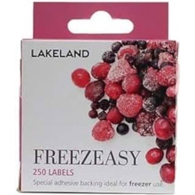 Lakeland 250 Freezeasy Plain White Adhesive Freezer Labels (2.5Cm)