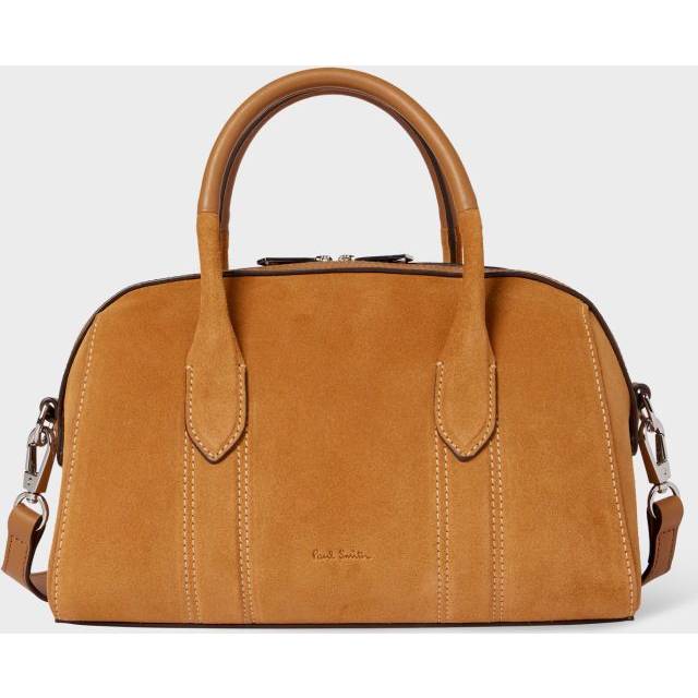 Paul Smith Women's Small Tan Suede 'Boston' Bag Brown - One Size