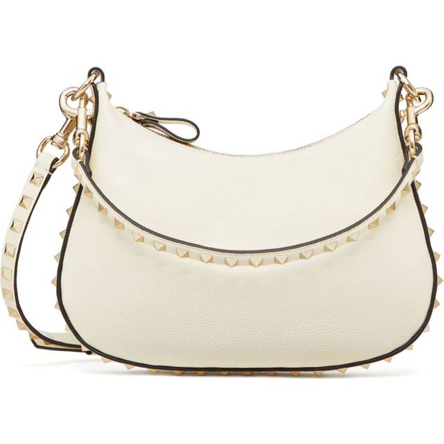 Valentino Garavani - Rockstud leather shoulder bag - women - Leather - One Size - White