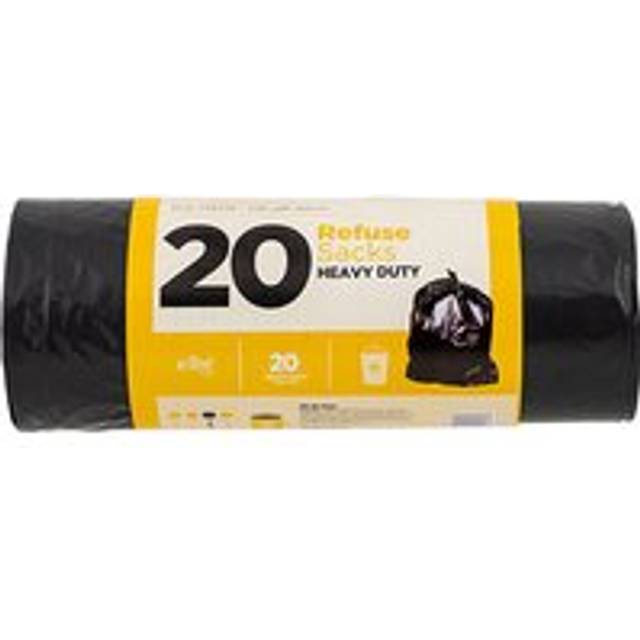 Heavy Duty Bin Bags 80L 20 Pk