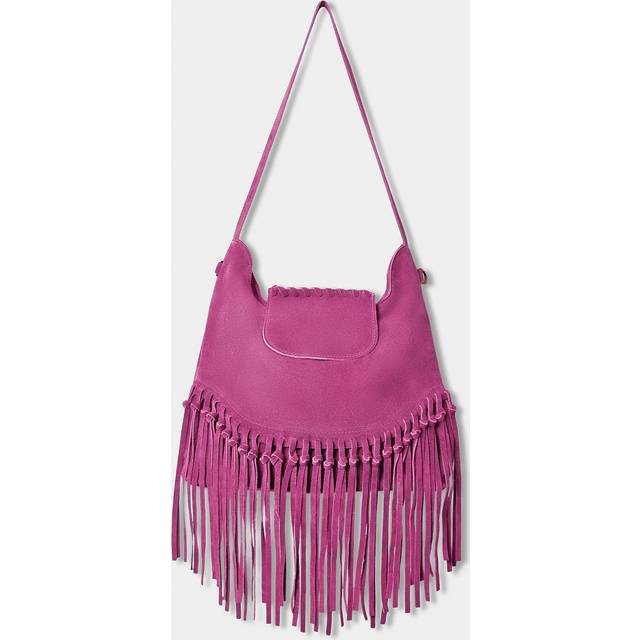 Women's No Limits Suede Tassel Boho Bag - Pink - by Joe Browns - One Size