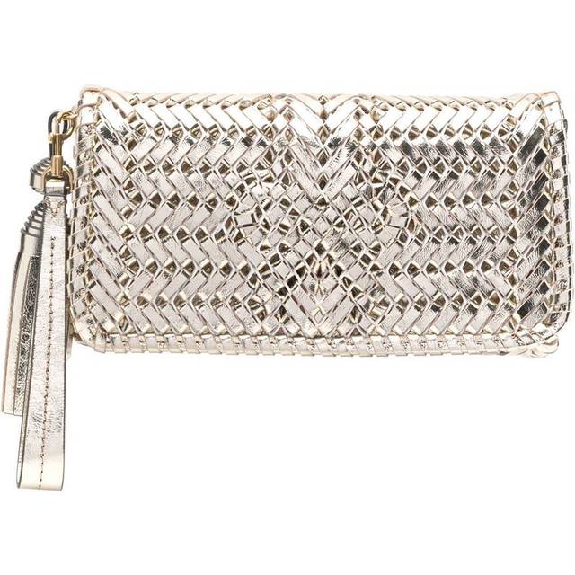 Anya Hindmarch - Neeson leather clutch bag - women - Leather - One Size - Gold