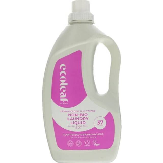 ECOLEAF BY SUMA - Laundry Liquid-Bamboo & Lotus - Non Bio - 37 washes - 1.5L